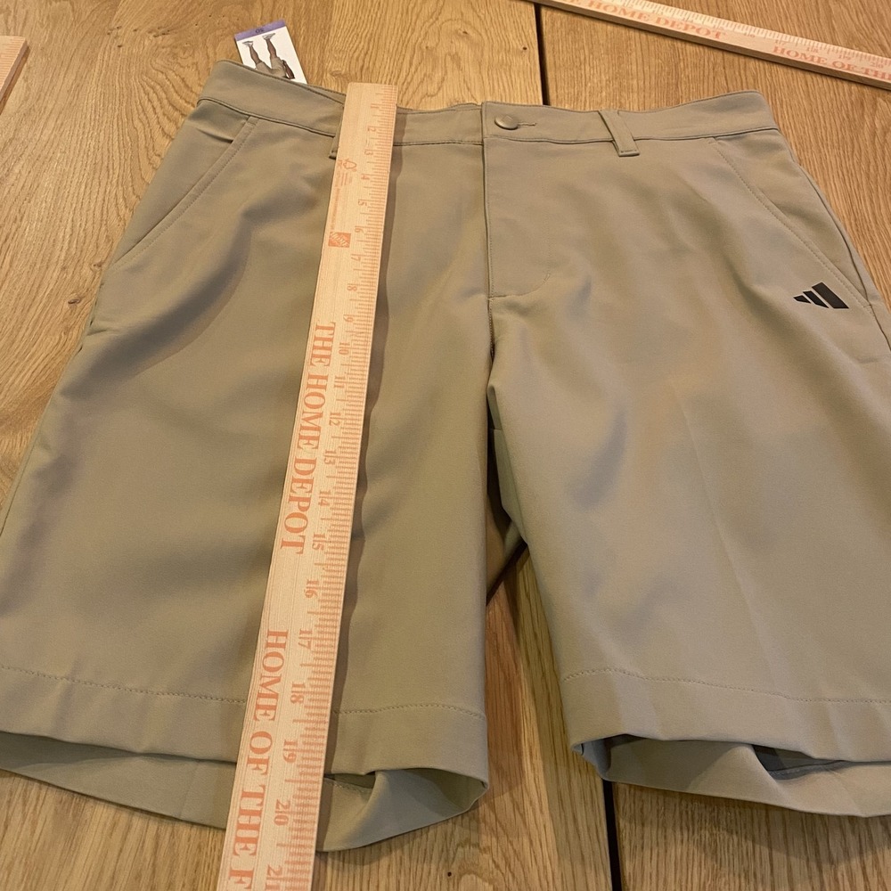 Adidas‎ Golf Shorts Performance Men's Chino Beige Inseam 9" New NWT Size 30 - Picture 7 of 9